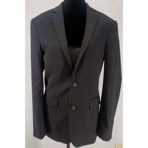 Awearness Kenneth Cole Black Blazer Sports Coat Extreme Slim Fit Size 36 Reg